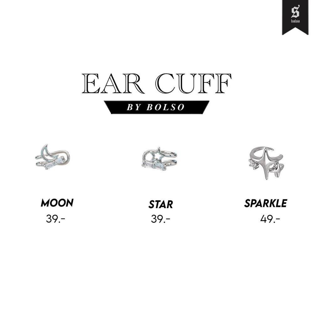 BOLSO ต่างหูหนีบ earcuff  space collection