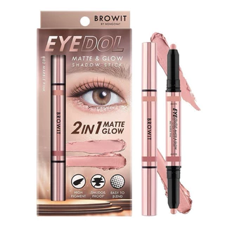 (ของแท้100%) Nongchat Eyedol matte & Glow shadow stick อายดอลแมทท์nongchat