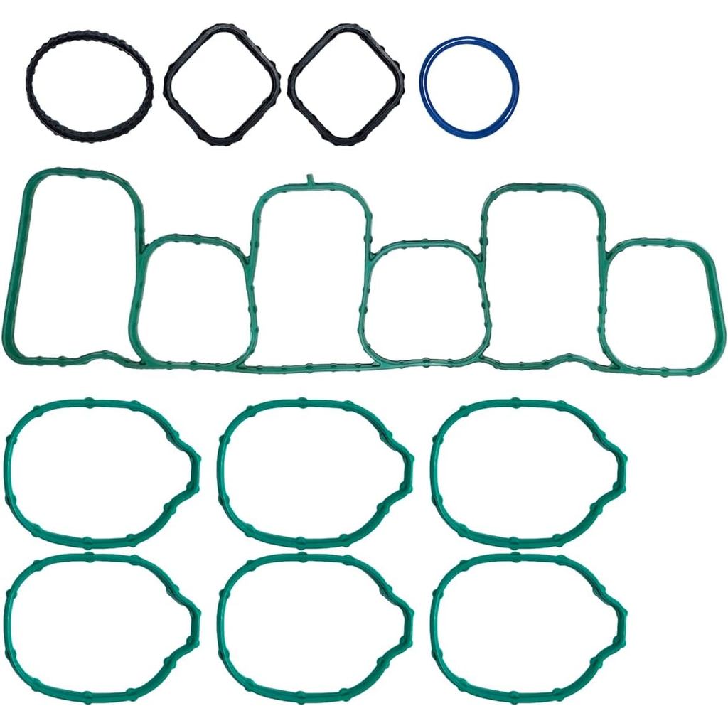 ชุดปะเก็นท่อร่วมไอดีเครื่องยนต์เหมาะสําหรับ Ford F-150 Mustang Edge สําหรับ Lincoln MKZ MKX 3.5L-3.7