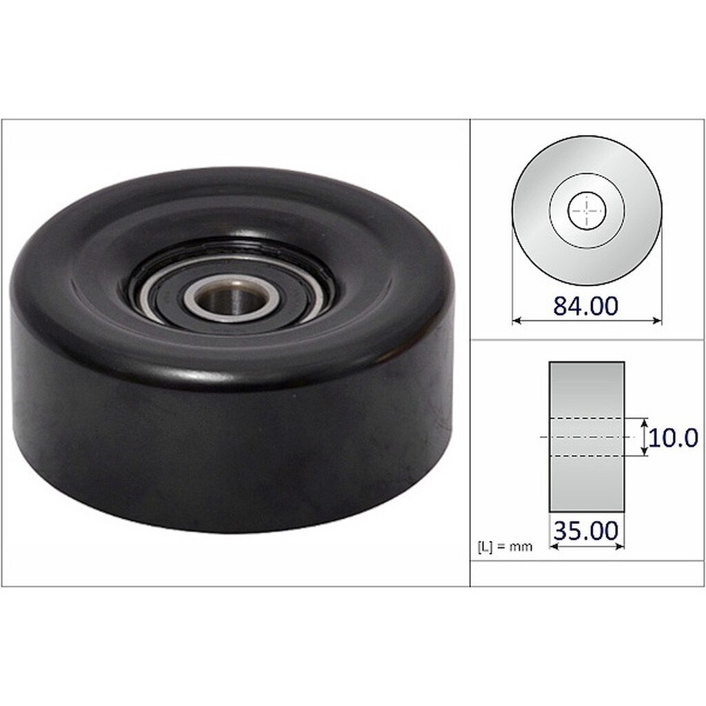 ลูกรอกสายพานไดร์ชาร์จ NISSAN NAVARA D40 2005- FRONTIER D22 2001- YD25 2.5 84MM