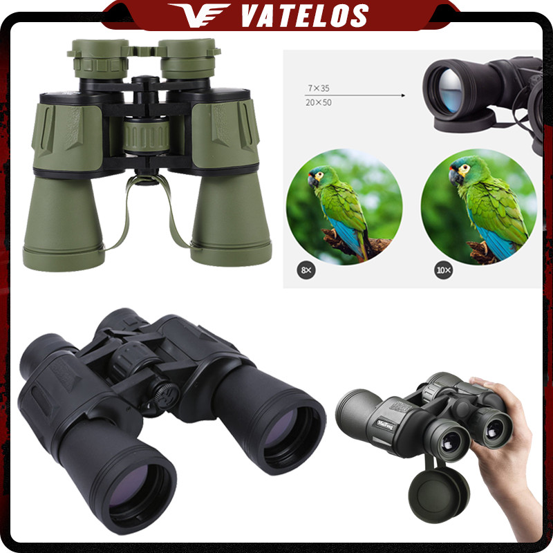 20X50 168ft/1000yds กล้องโทรทรรศน์กลางแจ้งกล้องโทรทรรศน์ทหารความละเอียดสูงโหมดกล้องส่องทางไกล
