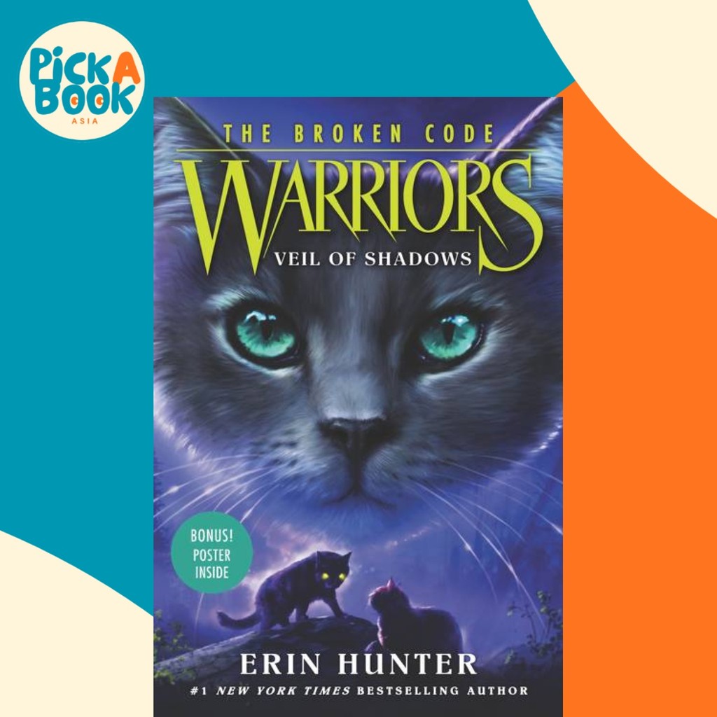 Warriors: The Broken Code 3: Veil of Shadows โดย Erin Hunter (US edition ปกแข็ง)