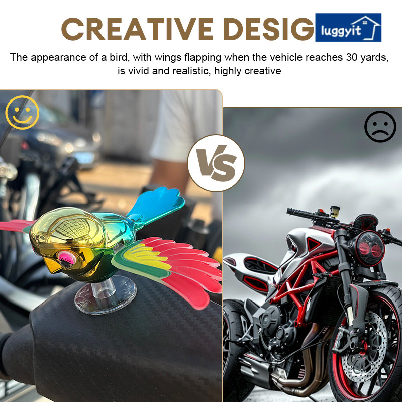 iuggyit เครื่องประดับนก อุปกรณ์เสริมคอนโซลกลางรถ ของเล่นสร้างสรรค์น่ารัก คลายการบีบอัด