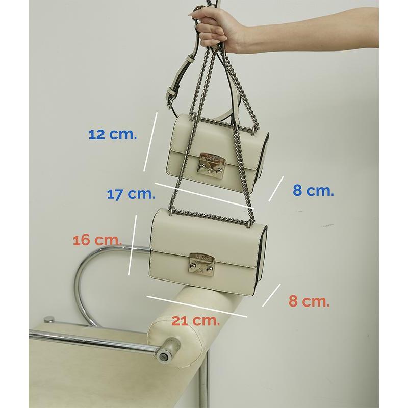 Labella : รุ่น Luna M ไซต์ใหญ่ (กระเป๋าสะพายสายโซ่ ไซต์ M (7 สี)