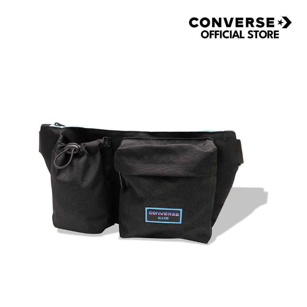 CONVERSE กระเป๋า VORTEX URBAN WAIST BAG BLACK Unisex 1261895AU_F5BKXX