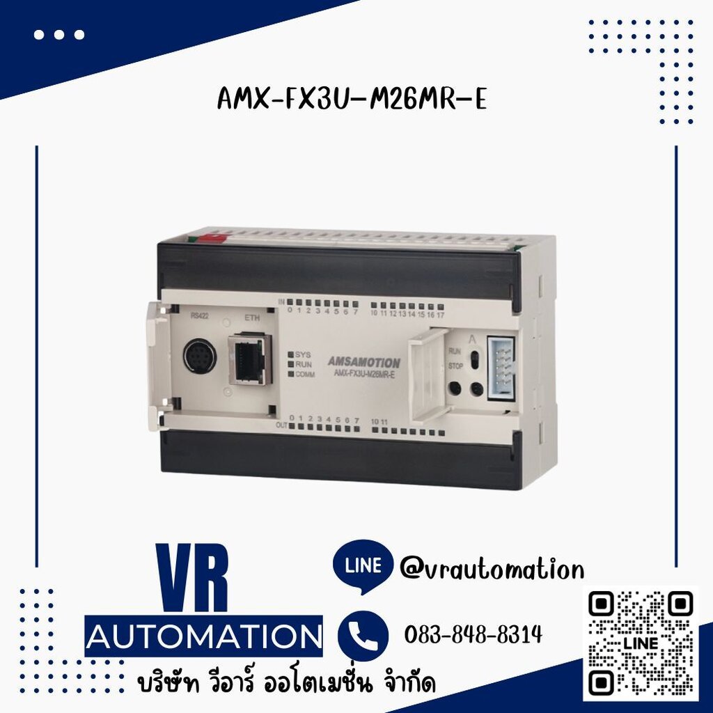 AMSAMOTION PLC AMX-FX3U–M26MR–E ,AMX-FX3U–M26MT–E ,AMX-FX3U–M32MR–E ,AMX-FX3U–M32MT–E ,AMX-FX3U–M26M