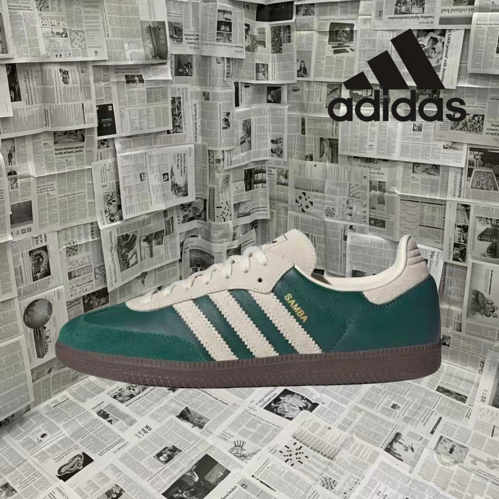 （ของแท้ 100 %）adidas originals gazelle samba OG spezial JI3215 สีเขียว รองเท้ากีฬา