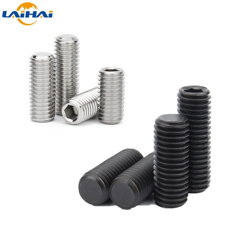 50pc UNC 2#-56 4#-40 5# 6#-32 8#-32 US Standard 304 Stainless Steel Black Hex Hexagon Socket Allen C