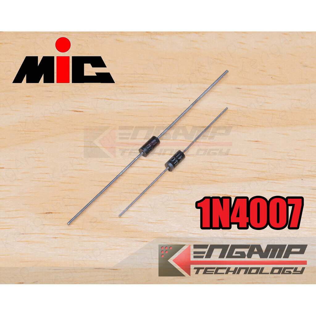 (สินค้ามีตัวเลือก) [DIOD] 1N4007 MIC DIOD 1A 700V DO-41