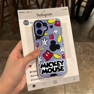 💖Babi💖 เคสสำหรับไอโฟน มิกกี้ เคสไอโฟน 13 สำหรับ IPhone 11 17 15 14 13 12 16 Pro Max 7 Plus 8Plus XS X XR Max เคส