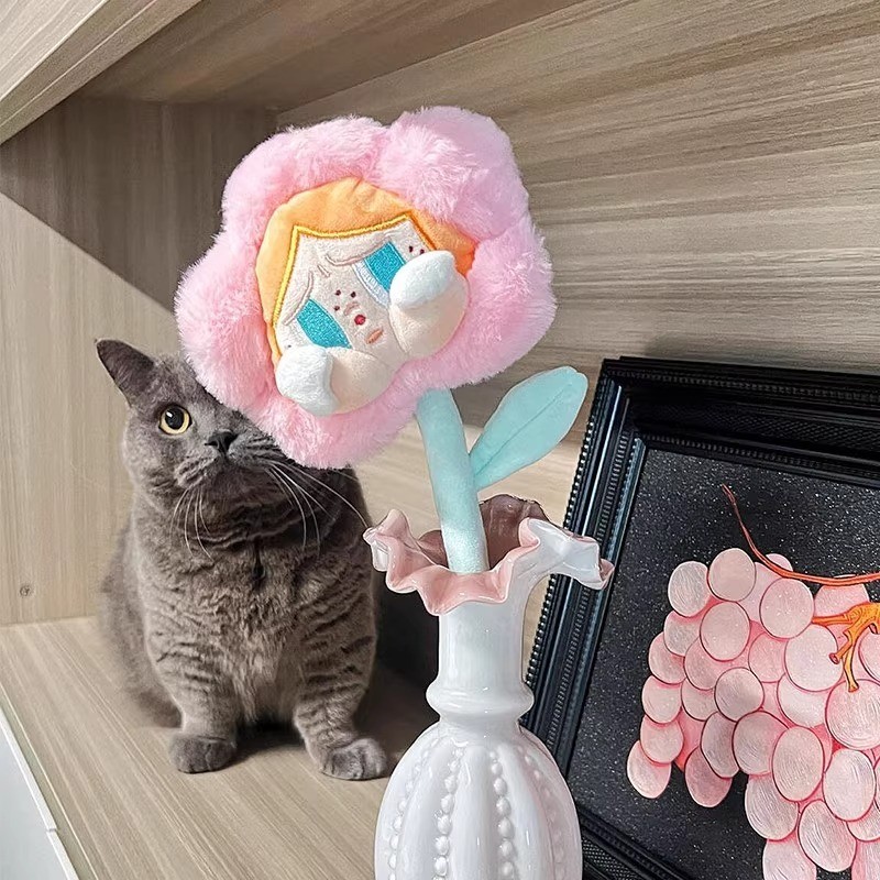 ตุ๊กตาดอกทานตะวันขนฟูร้องไห้ - ของขวัญโรแมนติก (ของเล่นนุ่มและน่ากอด)