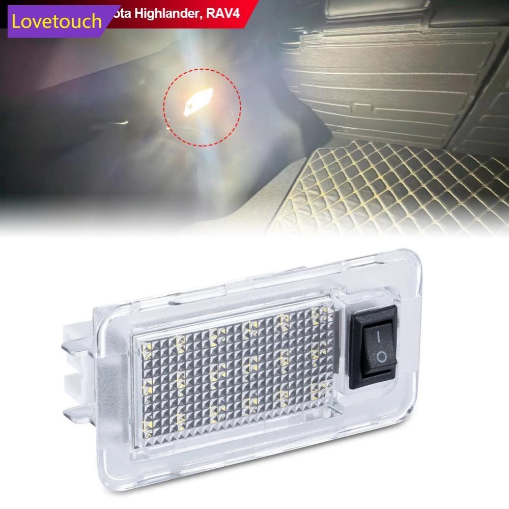 LOVETOUCH 1PC รถ LED ป้ายทะเบียนไฟจํานวนแผ่นโคมไฟ Trunk Light เปลี่ยน 12V สําหรับ Toyota RAV4 MK5 Pr