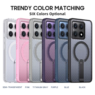 เคสโทรศัพท์ Xiaomi 17T 15T 14T Pro 17 Pro Max แบบแม่เหล็ก พร้อมที่ยึด ฟังก์ชั่นหลากหลาย ช่วยระบายความร้อน ทนทานกลางแจ้ง ป้องกันตกหล่น