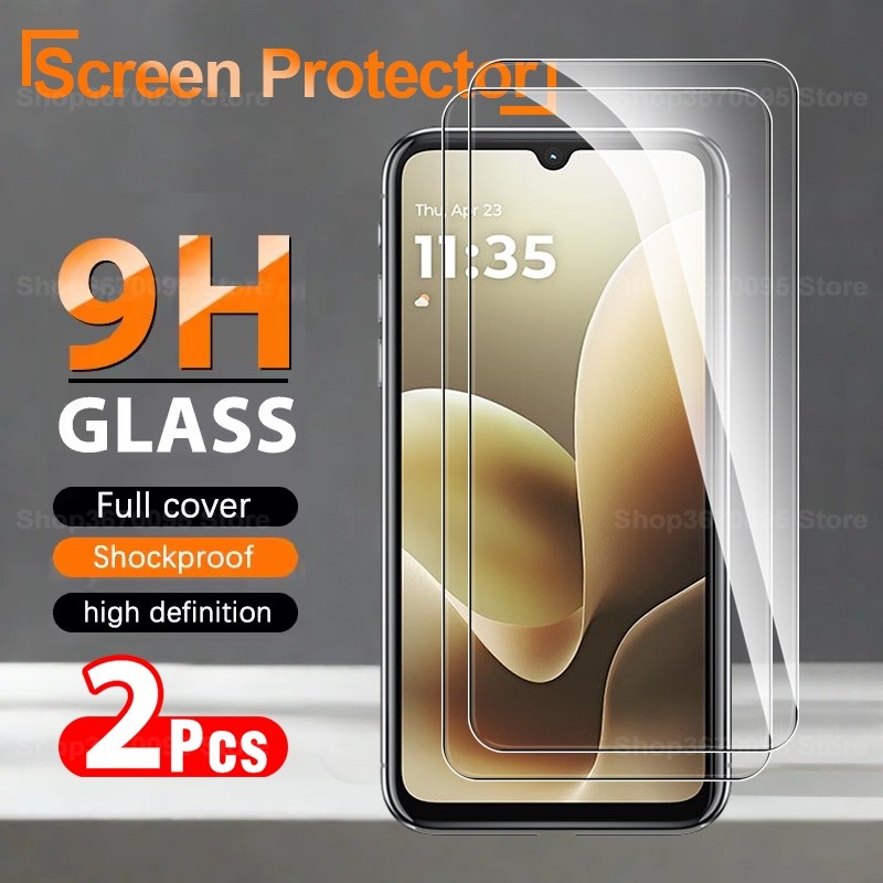 2pcs กระจกนิรภัยสําหรับ Motorola Moto G06 2025 G06 Power Screen Protector ฟิล์ม Motorola Moto G06 G0