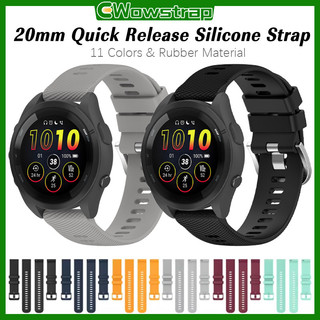 สาย สายซิลิโคน for Garmin Forerunner 165 55 158 570 42mm /Vivoactive 5/Active /Bounce/VivoMove/Venu/Approach/Vivoactive