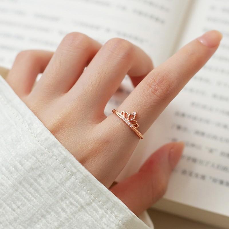 Crown Ring แหวนเงินแท้ S925 [MERCELO]