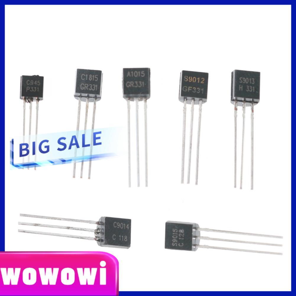 Wowowi Wowowi TO-92 ทรานซิสเตอร์ 10 BC337/ BC327/ 2N222/ 2N2907/ 2N3904/ 2N3906/ S8050/ S8550/ A1015