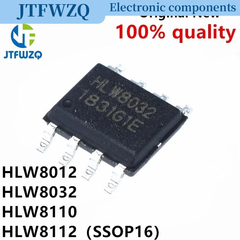 5PCS HLW8032 8032 HLW8012 HLW8110 HLW8112 SOP-8 SSOP16 ชิป ic