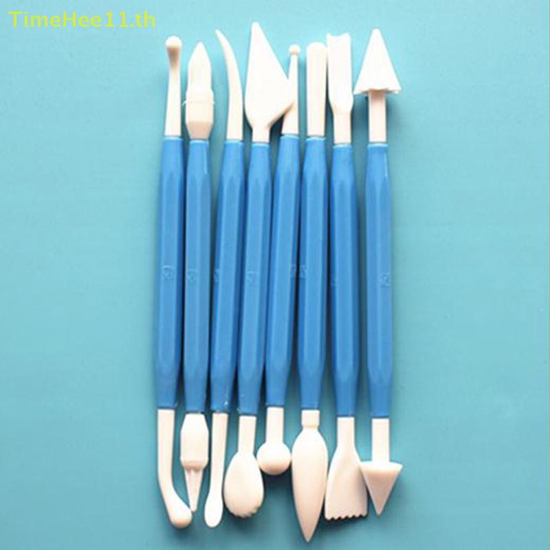 TimeHee Kids Clay Sculpture Tools Fimo Polymer Clay Tool 8 ชิ้นชุดของขวัญสําหรับเด็ก
เครื่องมือประติ