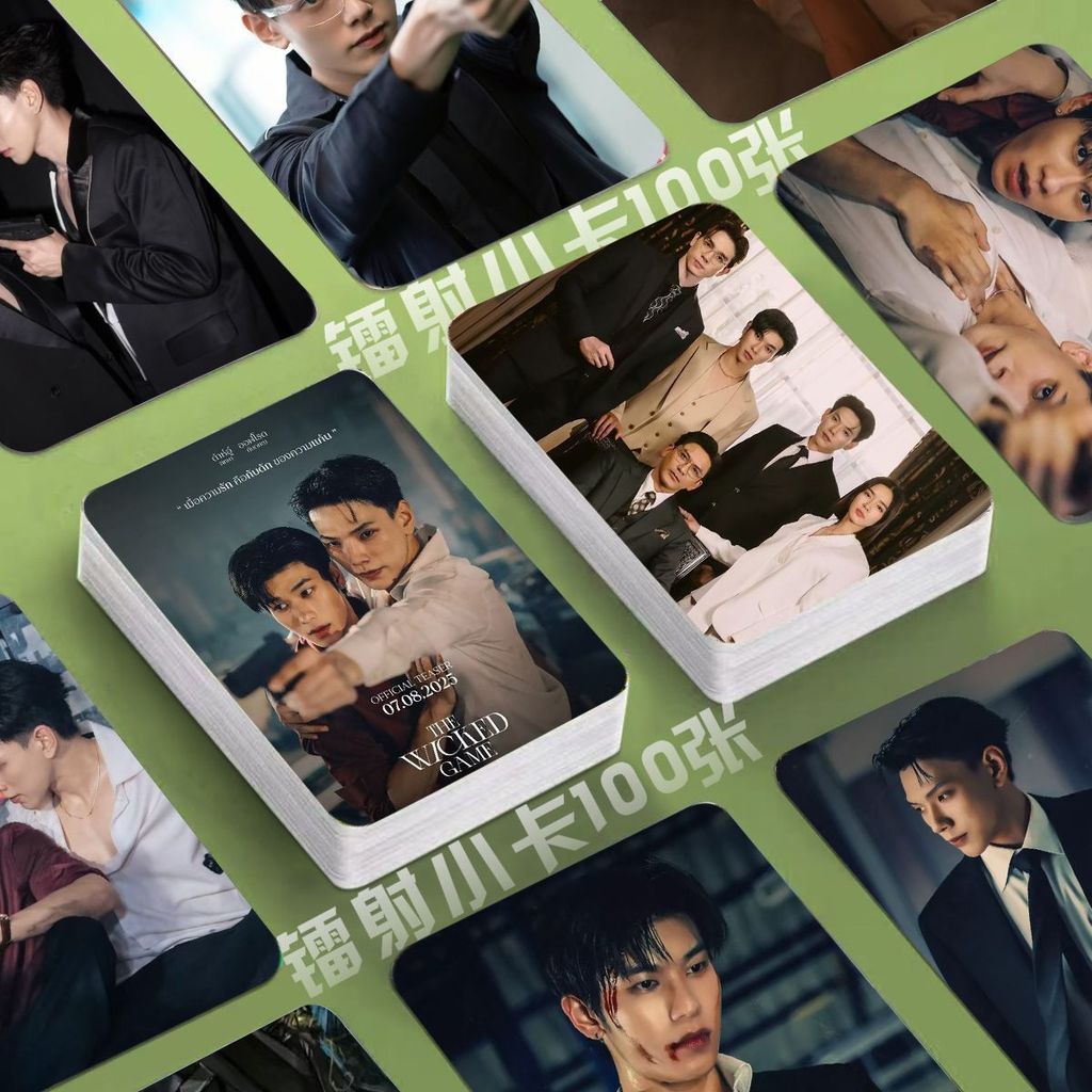 [สนับสนุนโฮมเมด] Evil Game Laser Photocard daouoffroad Cai Youfu Lin Xiaolutai Drama สินค้า 10 ซม. ส