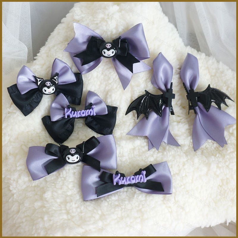 กิ๊บติดผม Kuromi ลายหูแมวน่ารัก สไตล์lolita สำหรับcosplay