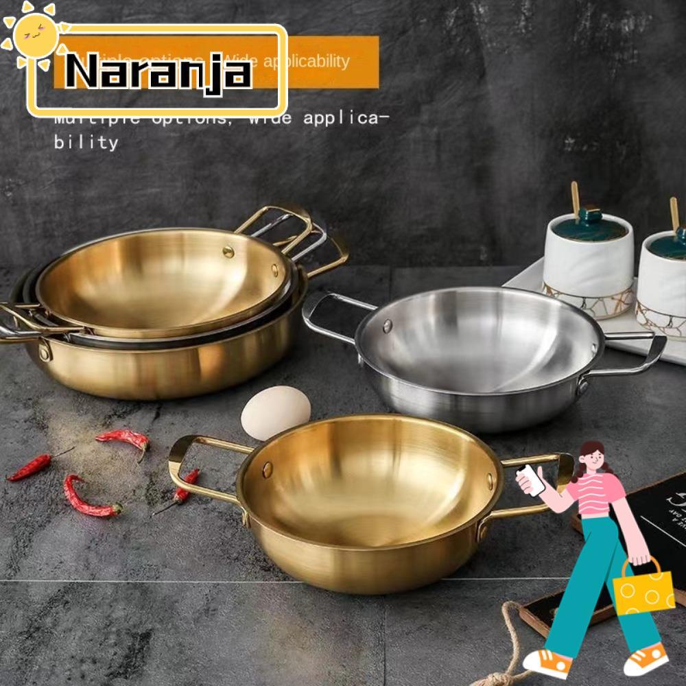 NARANJA Home Cooking Dry Pots Saucepan กระทะสแตนเลส Paella Pan