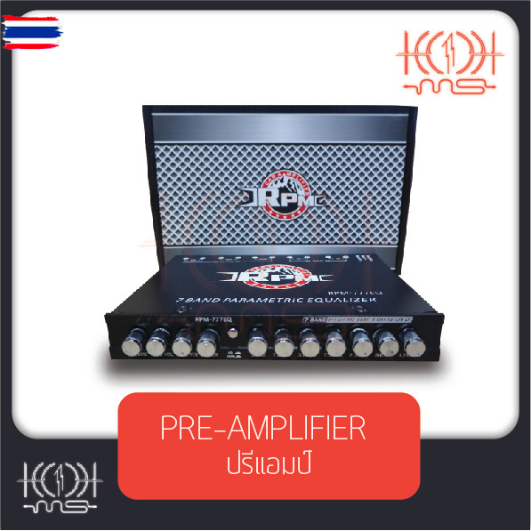 สินค้า!! ปรีแอมป์ 7 แนด์ RPM รุ่น RPM-777EQ แยกซัอิสระ ปรีแอมป์คุณภาพดี priceประหยัด