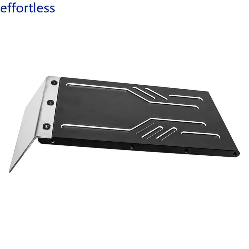 EL ติดตั้งง่ายป้องกันฝุ่นด้านหลังอัพเกรด Heavy Duty อลูมิเนียมด้านหลัง Mudguard ความแม่นยํา Machined