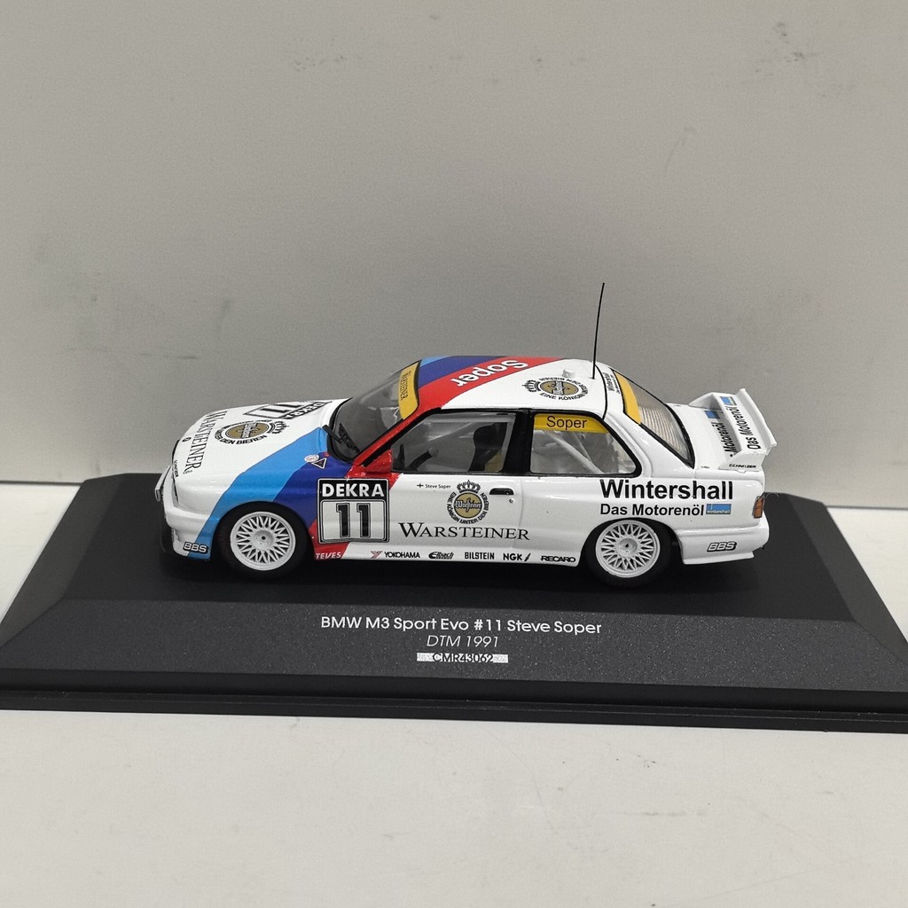 CMR 1: 43 BMW M3 E30 #11 1991 DTM BMW Racing Model Alloy Physical Shooting Non-คืนเงิน SF Land Shipp