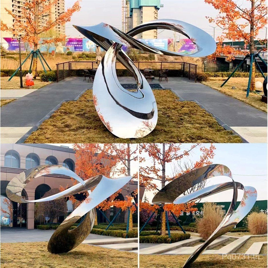 ภูมิทัศน์น้ําภูมิทัศน์กลางแจ้งผู้ผลิตงานฝีมือทําตกแต่งกลางแจ้งกวางลูกโลกสแตนเลสตกแต่งสวนประติมากรรม 