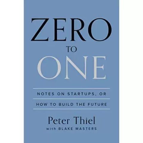 หนังสือกระดาษ จาก01 ZERO TO ONE