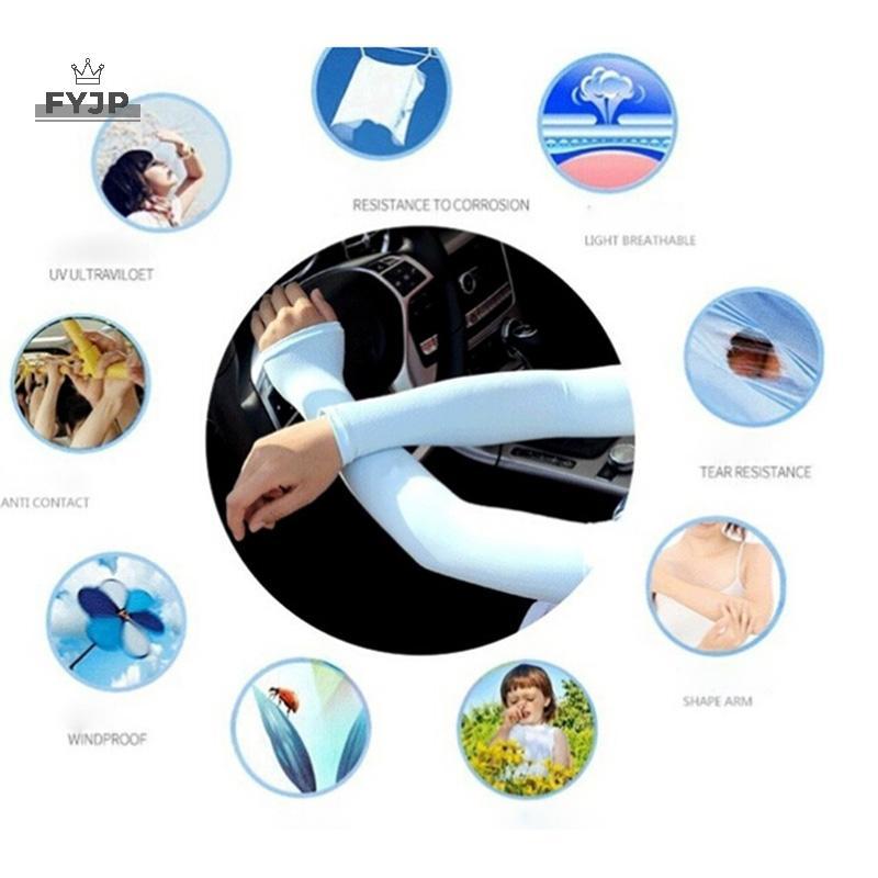 FYJP Cooling Arm Sleeves Cover UV Sun Protection Basketball Golf Athletic Sport [JP]