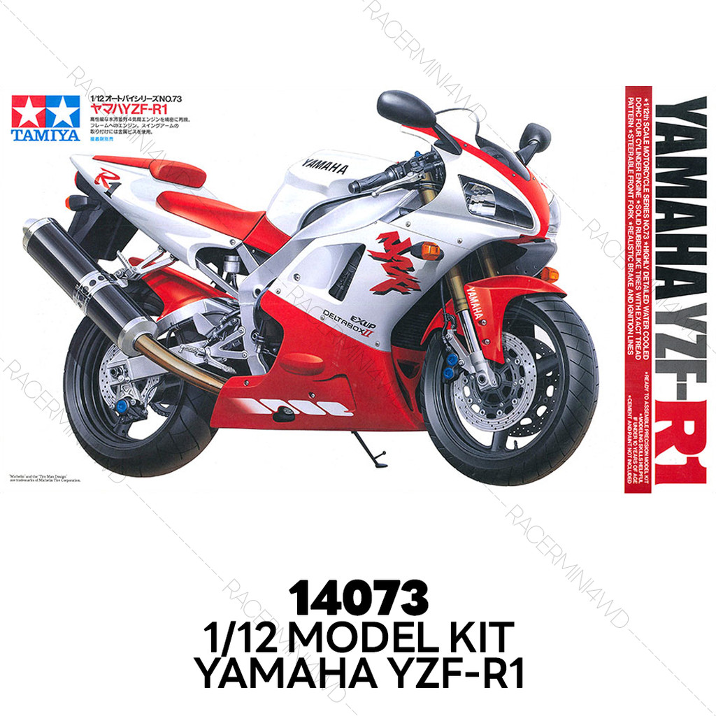 TAMIYA 14073 1/12 Model Kit Yamaha YZF-R1