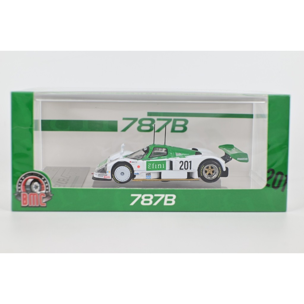 BMC 1/64 MAZADA Mazda Mastercard 787B 1991 การแข่งขันรถต้นแบบญี่ปุ่น JSPC No. 201 รถแข่งรถ 1: 64 โมเ