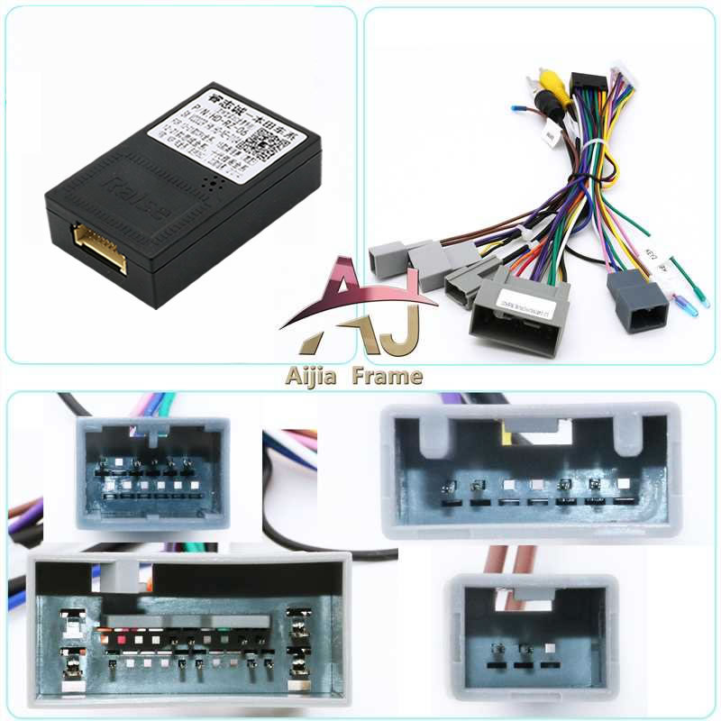 รถวิทยุ Canbus กล่อง Adaptor สําหรับ Honda Civic 2012 2013 2014 2015 พร้อมสายไฟสายไฟ Android รถวิทยุ