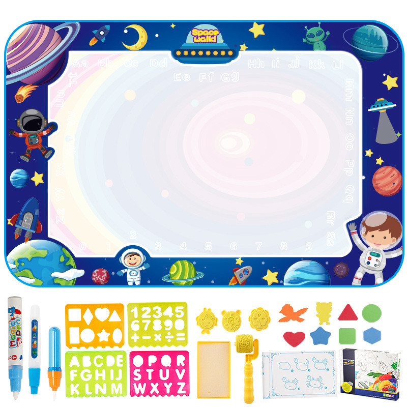 ชุดระบายสี สมุดระบายสี ระบายสี Amazon ขายร้อน Luminous Water Canvas 150 * 100 Baby Alphanumeric ความ