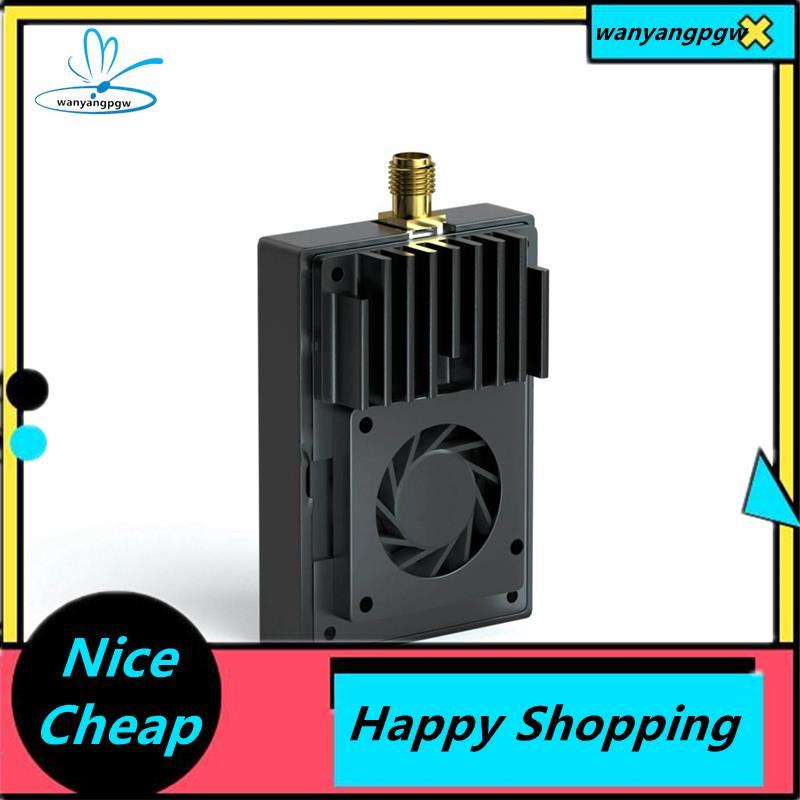 พลังงานสูงปรับ 4.8-6.2G 7W VTX 96-CH 3-8S การส่งผ่านวิดีโอสําหรับโดรนไมโครโฟนในตัวเที่ยวบินระยะยาว