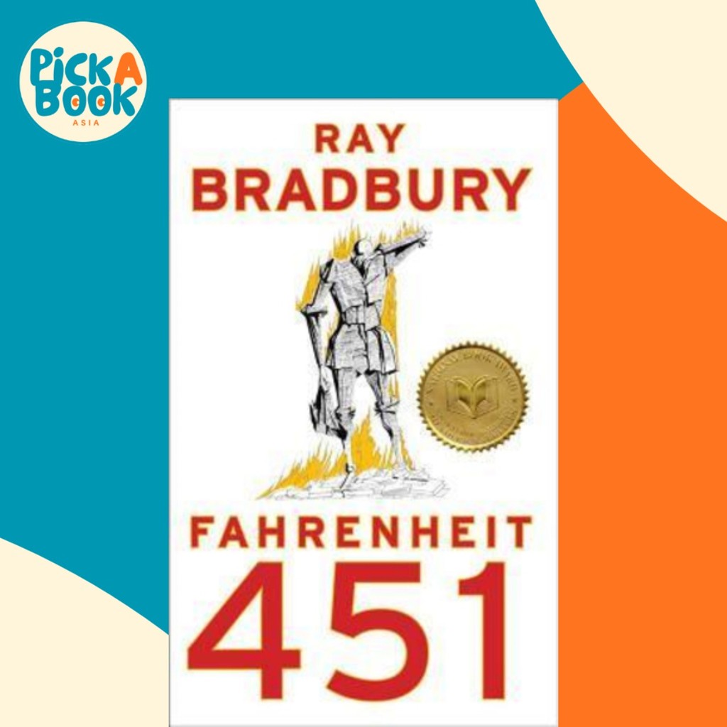 Fahrenheit 451 by Ray Bradbury (ฉบับสหรัฐอเมริกาปกอ่อน)