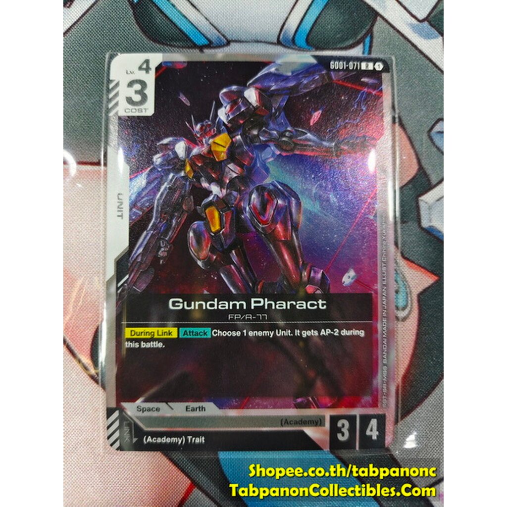 Gundam Card Game Eng GD01-071 R Gundam Pharact