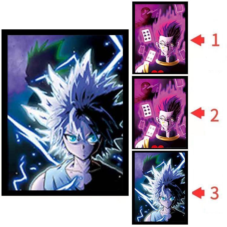 3D Animation 3D โปสเตอร์ 3D Gradient โปสเตอร์อะนิเมะ Nude Eye 3D 3D ครอบคลุมการวาดภาพ