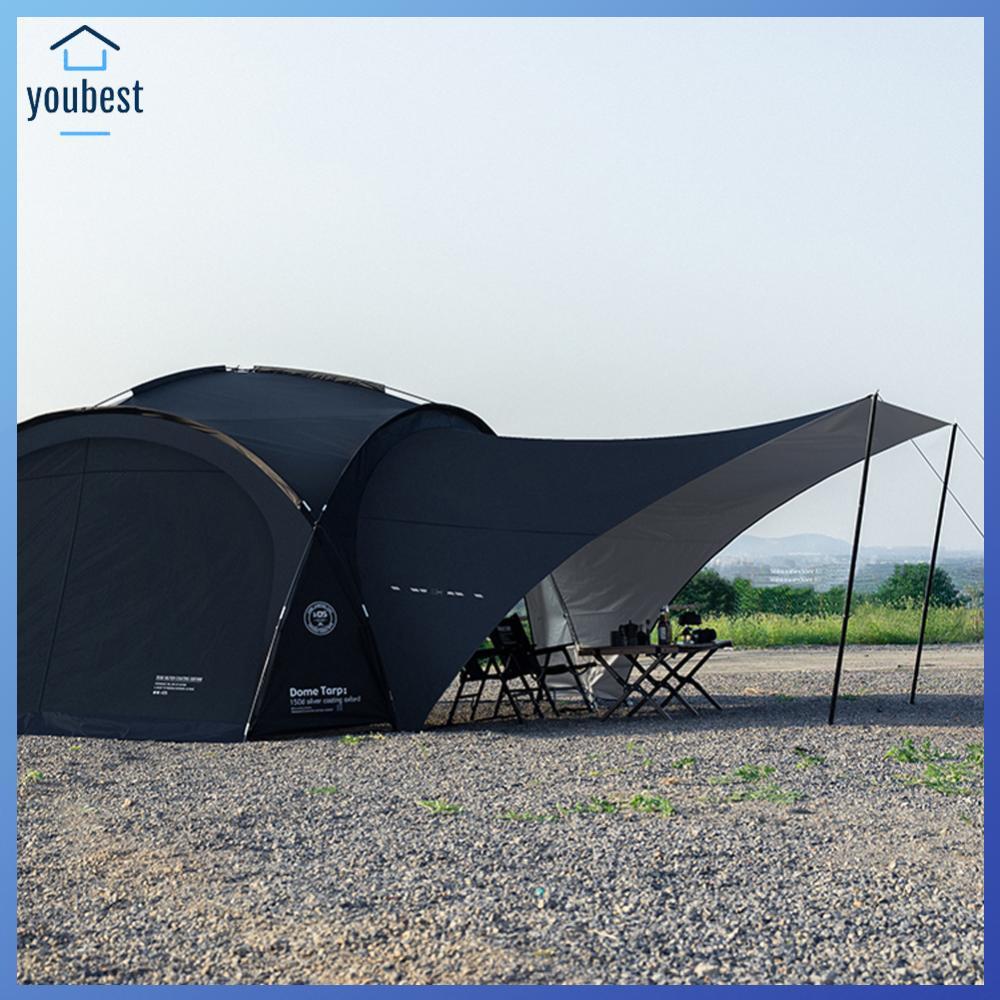ชายหาดบังแดด Canopy 150D Oxford สำหรับปิกNIK ในสวนหลังบ้านและงานBBQ - กันน้ำPU3000 มม.