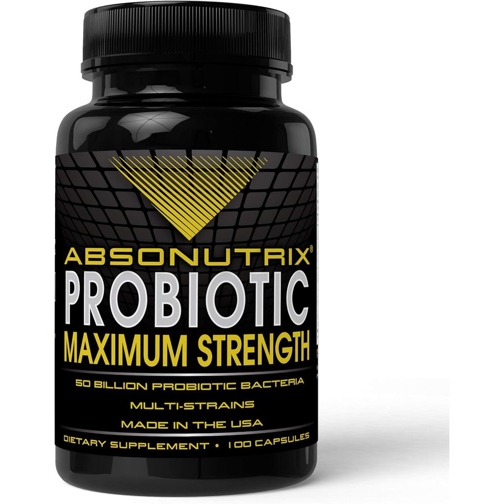 Absonutrix Probiotic ความแรงสูงสุด 50 Billion Per Capsule Multi-Strainer 100 แคปซูล