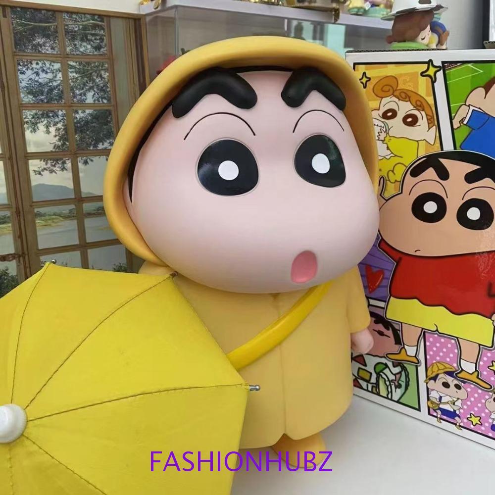 แฟชั่นฮับ กระปุกออมสินเครยอนชินจัง,โมเดลถังออมทรัพย์เครยอนชินจังกล่องเงิน,อะนิเมะการ์ตูนขนาดใหญ่เครยอนชินจังกล่องเก็บตกแต่งบ้าน