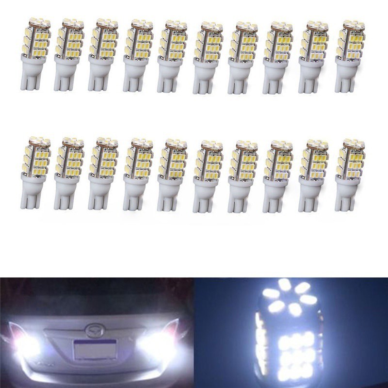 1156 BA15S P21W T10 W5W 194 168 501 สีขาว T10/168/194 Trailer 42-SMD 12V สํารองย้อนกลับไฟ LED หลอดไฟ