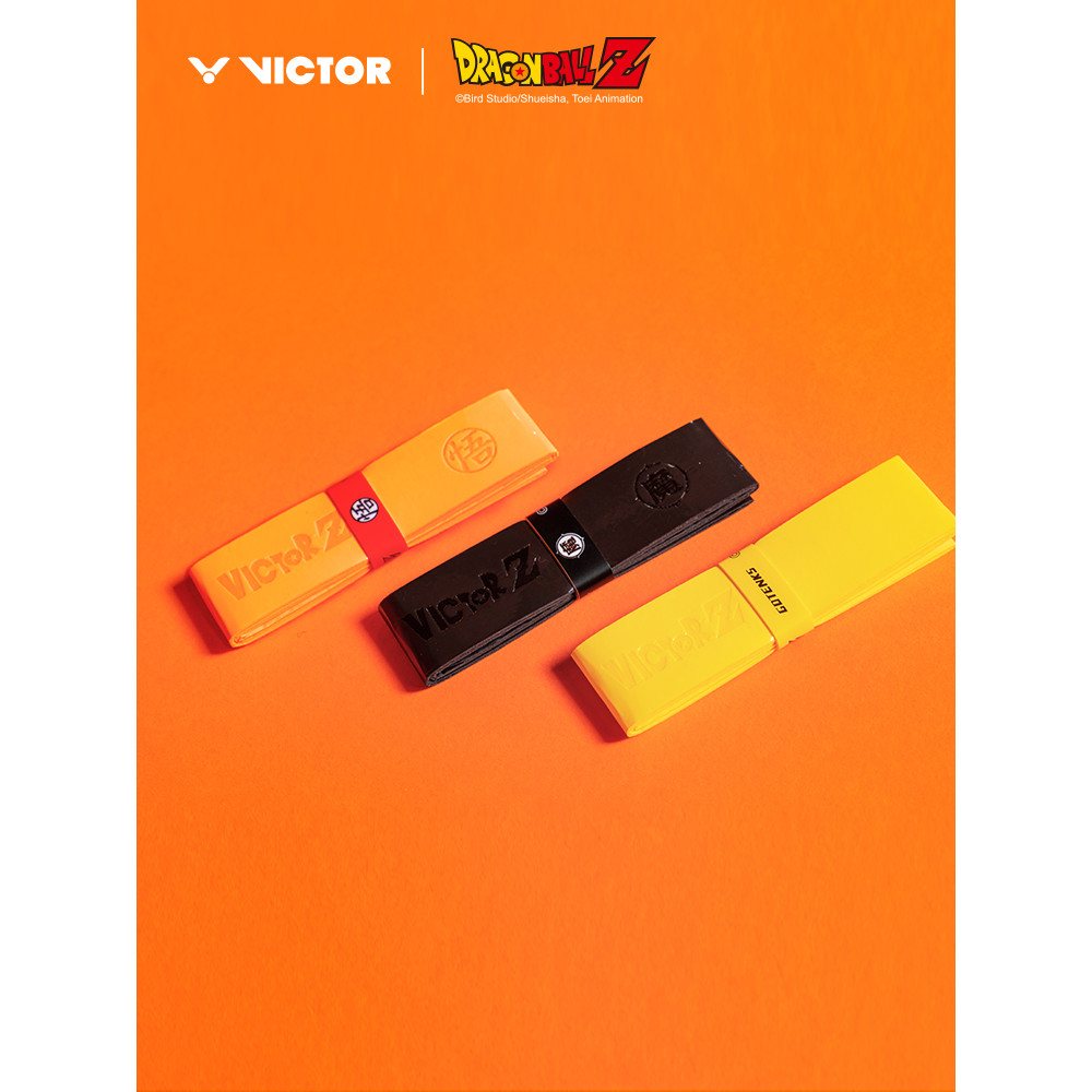 สต็อกพร้อม#VICTOR胜利威克多七龙珠联名羽毛球拍手胶耐久吸汗握把胶GR262DBZld666