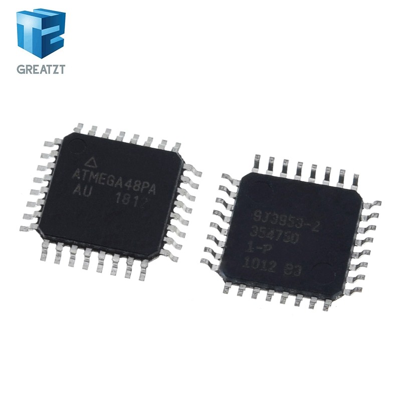ATMEGA48 TQFP32 MCU 8-Bit ATmega AVR RISC 4KB แฟลช 2.5V/3.3V/5V 32-Pin TQFP ATMEGA48PA-AU TQFP32 สํา