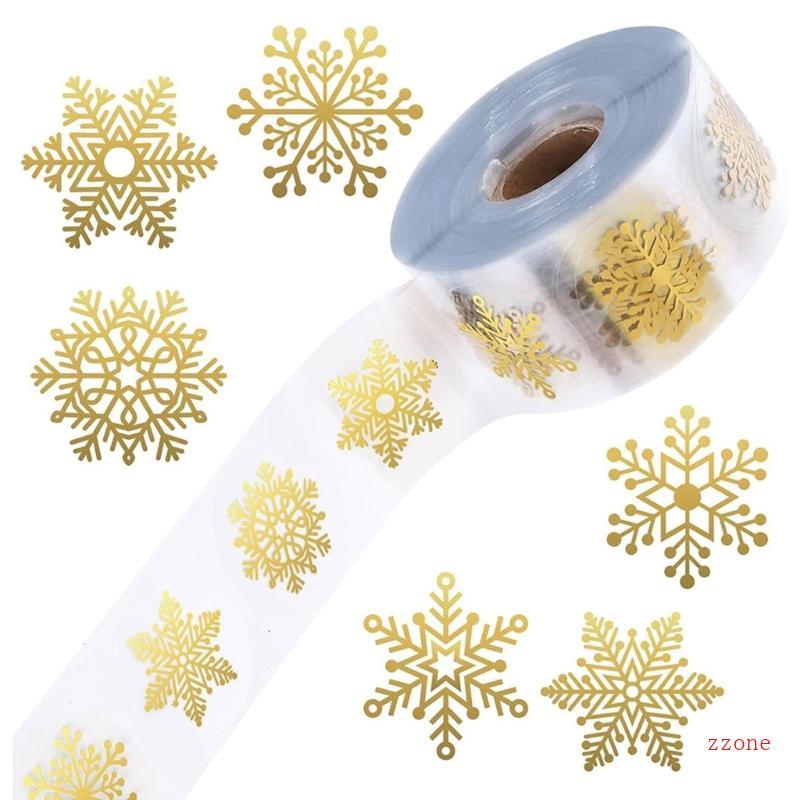 Zzz Christmas Snowflake Sticker Aesthetic Sticker ป้ายคริสต์มาส Envelope Seal