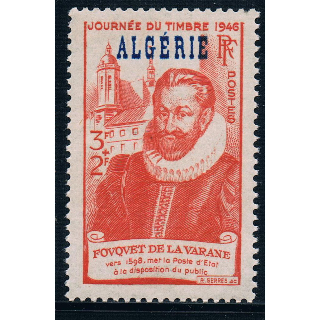 AF2444 Algeria 1946 วันประทับต์ 1 แสตมป์ต่างประเทศใหม่เอี่ยม