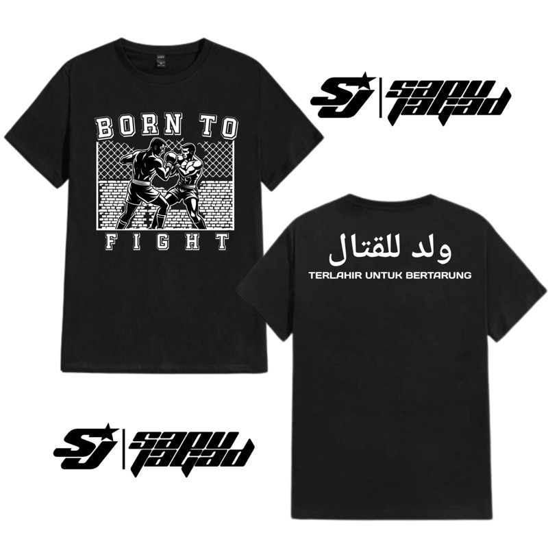 เสื้อยืด Born To Fight Born To Fight Vol 2 ฟรีสติ๊กเกอร์