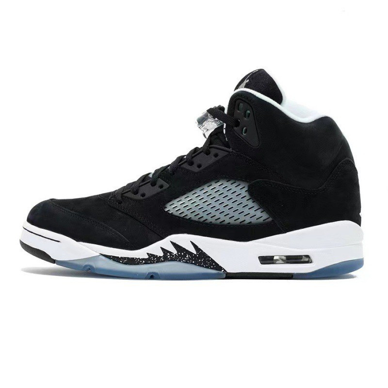 รองเท้าจัดหาโดยตรง AJ style5 Racing Blue Grape สีม่วง Rukawa Kaede Oreo ผู้ชายผู้หญิงกีฬา All-Match 